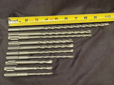 SDS+ Plus Rotary Hammer Drill Bits Concrete Masonary Set fit Milwaukee Hilti