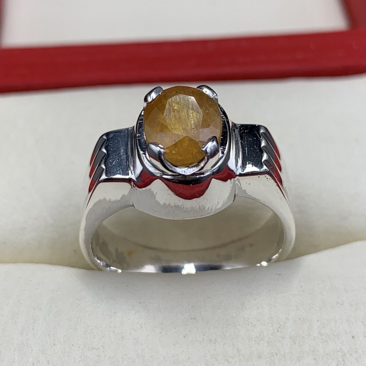 Divya Shakti Yellow Sapphire / Pukhraj Gemstone Panchadhatu Ring Natural  AAA Quality - Divya Shakti Online