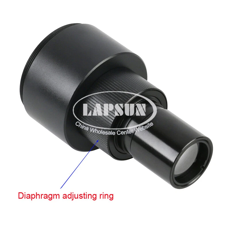 Adaptador ocular microscopio SLR NDPL 2X / 9,6X 23,2 mm T2 para cámara Canon Nikon