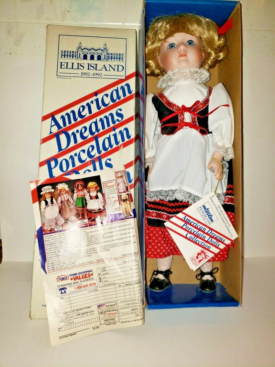 Heritage Mint Ellis Island American Dreams Lida porcelain doll | eBay
