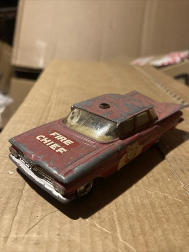 1960s Vintage Corgi Toys Chevrolet Impala Fire Chief No 439 Spares Repairs Resto