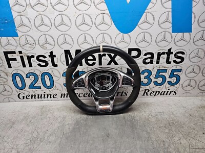 MERCEDES BENZ C63 W205 AMG PADDLE SHIFT FLAT BOTTOM LENKRAD A2054602703