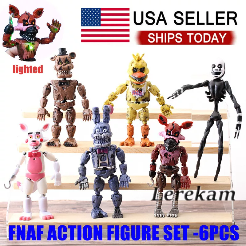 Set of 6 Action Figures Inspired by Five Nights at Freddy's