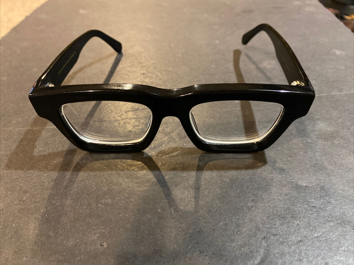 LOUIS VUITTON Z1555E C7 52-19 140 Glasses Frame Plastic Black