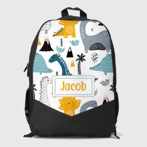dinosaur personalised backpack