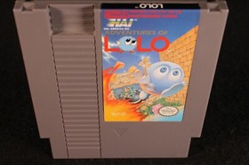 Nintendo Adventures of Lolo NES vintage original retro video game cartridge 1989