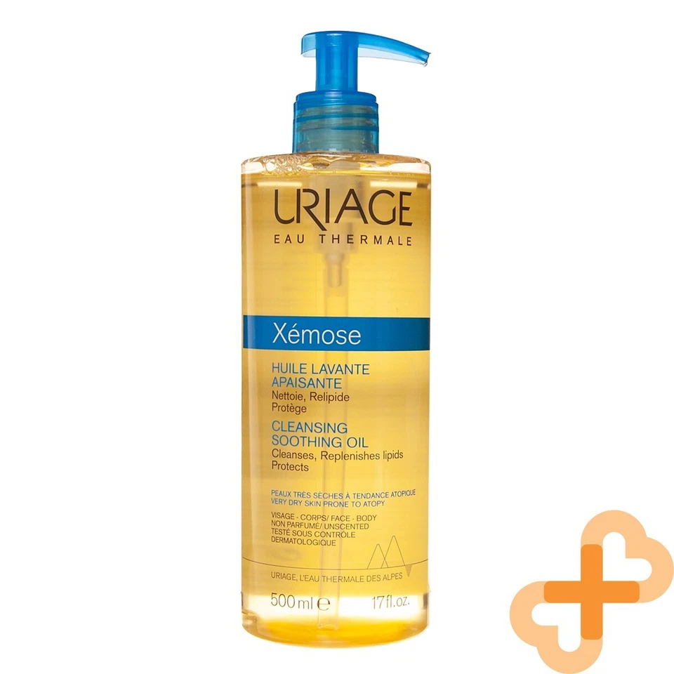 Uriage Xémose Cleansing Soothing Oil Balm 500ml Face Body Dry Prone Atopy Skin