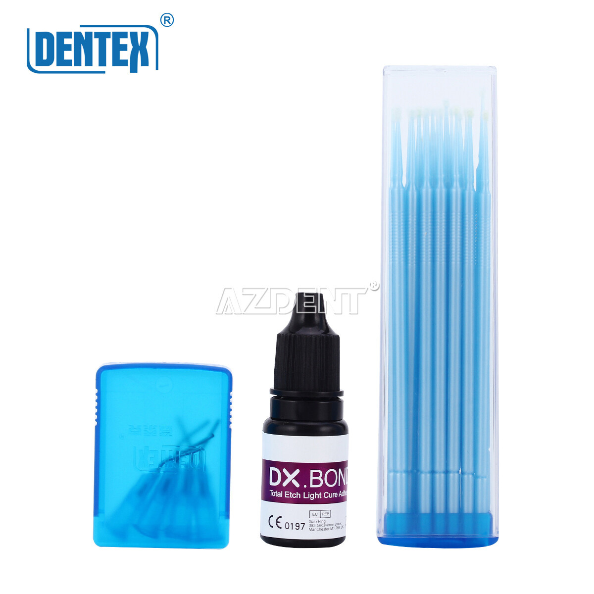 Dentex Dental Light Cure Hybrid Resin Composite  Restoration 6 Syring Kit A1-B1