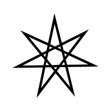 Setogram | Faery Star Vinyl Decal Sticker | Magick Septagram Fairy Elven
