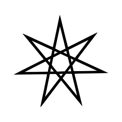Setogram | Faery Star Vinyl Decal Sticker | Magick Septagram Fairy Elven