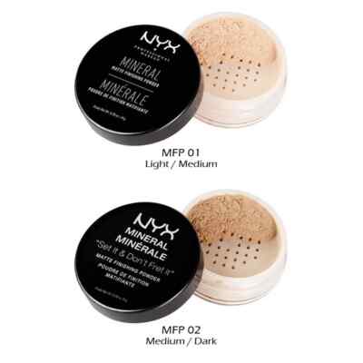 NYX Mineral Matte Finishing Powder ~ MFP02 Medium/Dark