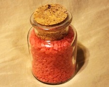 Vintage Ben Rickert Pink Bath Salts - Full Bottle with Cork Stopper