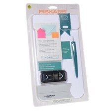 Fiskars 122150-1003 Lia Griffith Envelope Maker, Teal Green/White