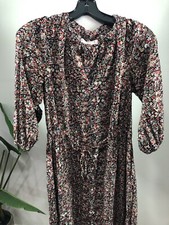 Mng  Blouson Shirt Dress  Colorful Sz 4