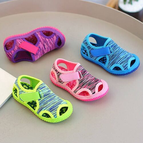 Summer Little Kids Baby Girls Boys Beach Non-slip Outdoor Sneakers Sandals Shoes