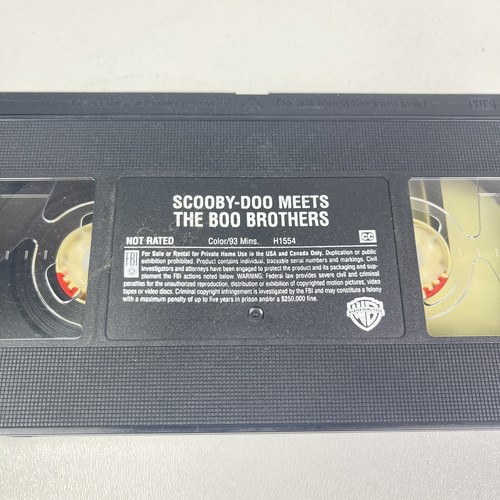 Scooby Doo Meets The Boo Brothers Hanna Barbera VHS No Case - Picture 5 of 8