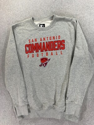 San Antonio Commanders AFL STARTER Black Label Authentic Sweatshirt (Men's XXL)