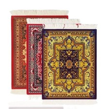 Gaming Mousepad Mat PC Desktop Table Laptop Persian Mini Woven Rug Mat Decor