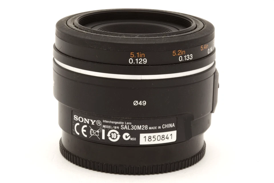 Объектив Sony DT 30 мм f2.8 Macro SAM (крепление A) #49587 - Изображение 3 из 4
