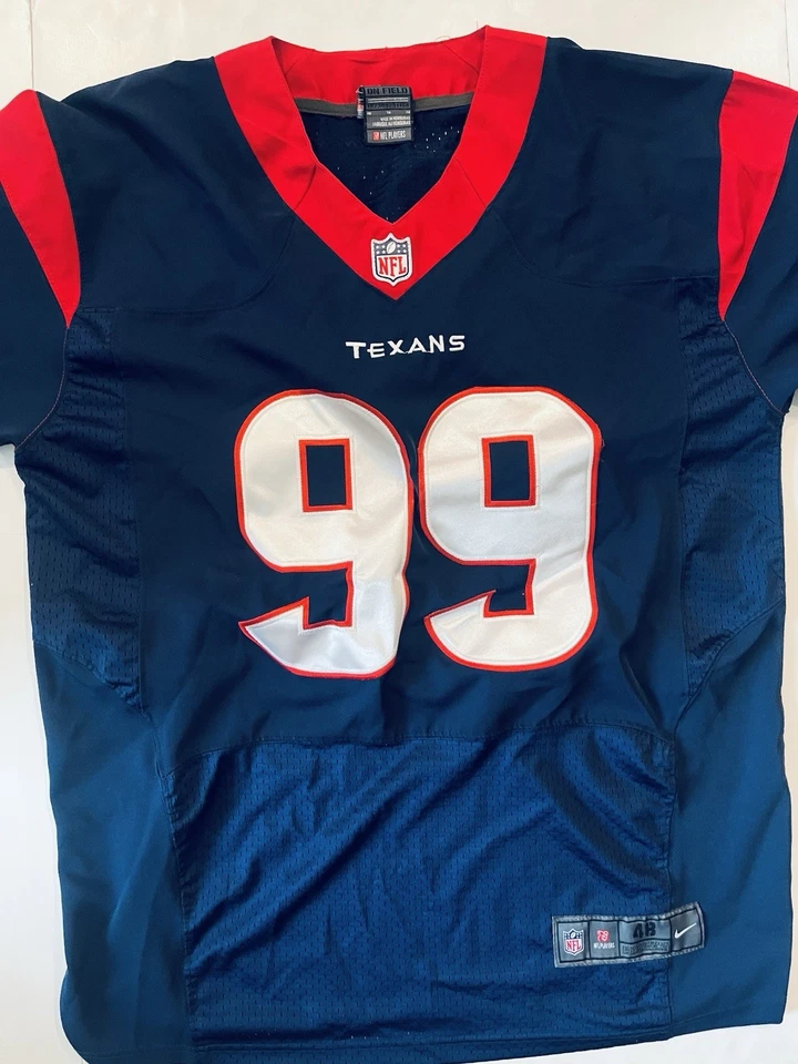 Camiseta deportiva cosida para hombre Nike On Field Houston Texans NFL JJ Watt #99 talla 48 Foto 3 de 4