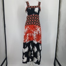 Vintage Patchwork Paisley Floral Print Halter Neck Maxi Midi Dress Multicolor