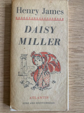 Daisy Miller. A Study (Atlantis Books No. 1).Henry James. 1947 Softcover.