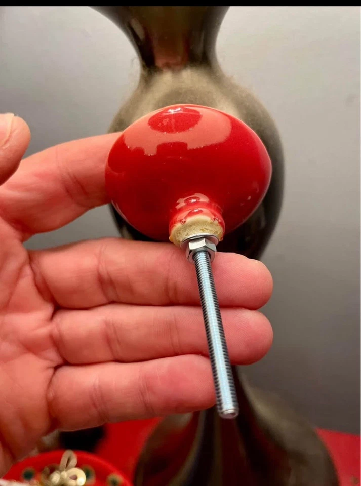 Tiradores de cajón de cerámica Anthropologie, juego de 4 Foto 4 de 4