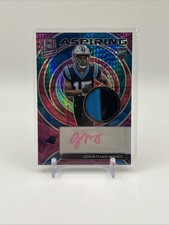 Jonathan Mingo 2023 Panini Spectra APA-JMI Aspiring Patch Auto Neon Pink /25