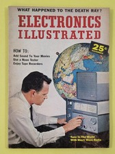  L Electronics Illustrated December 1958 Fawcett Book Magazine