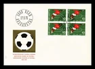 Dr Jim Stamps Switzerland 1970 Swiss Football Association 75 Years Block Fdc