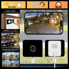 Indoor HD WiFi Security Camera - Color Night Vision, Motion Detection, 24/7 Reco