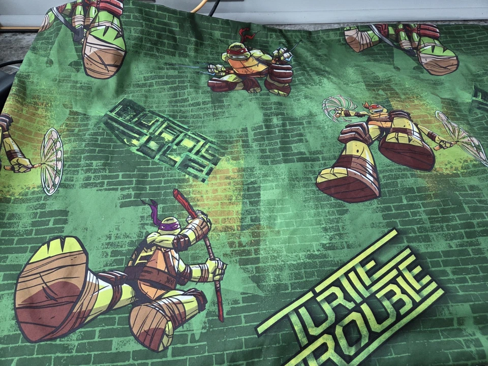 Juego de sábanas y funda de almohada Teenage Mutant Ninja Turtles con cama doble 4 piezas Nickelodeon Foto 4 de 4