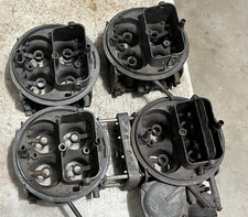 Holley Carburetor 3310 -1 Four Carb Main Bodies 4 Barrel Parts 780 Cfm Each Used Holley Carburetor 3310 -1 Four Carb Main Bodies 4 Barrel Parts 780 Cfm Each Used