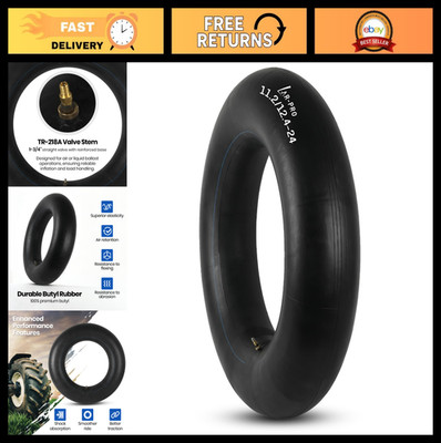 Heavy Duty Tractor Inner Tube 11.2R-24 12.4R-24 Butyl Rubber TR218A Valve Stem