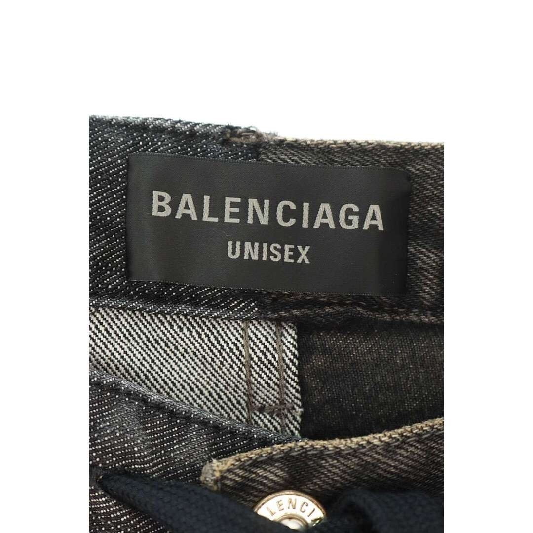 Balenciaga 793766 TQW77 Fifty-fifty Distressed Denim Pants Men's M Used 355e0eb7 thumbnail 4