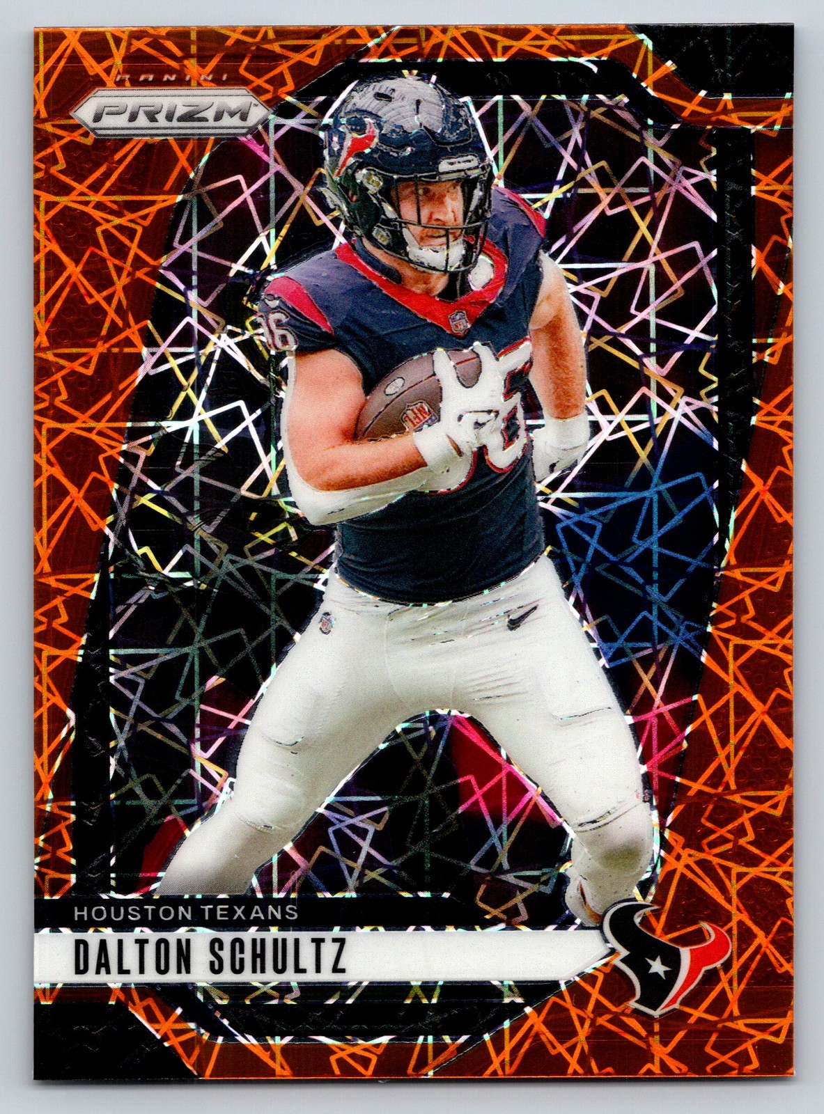 panini prizm #115 dalton schultz lazer