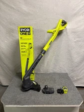 RYOBI ONE+ 18V 10 in. String Trimmer/Edger w/ 2.0 Ah Battery & Charger PCLST01K