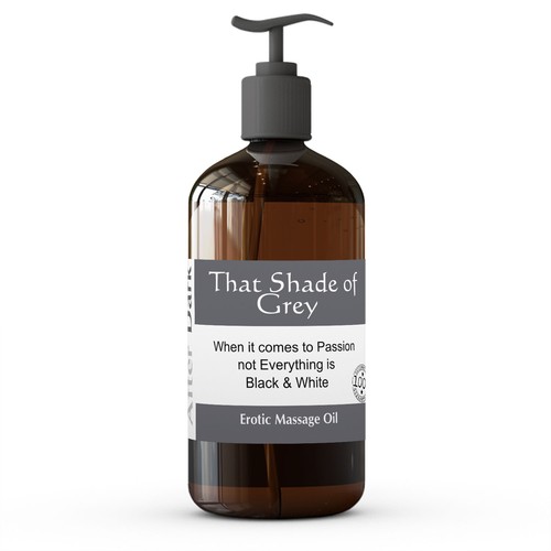 Lovers Gift - Personalised Sexy Massage Body Oil - That Shade of Grey - Picture 2 of 11