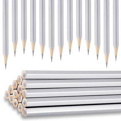 Gersoniel 24 Pack Silver Welders Pencil Metallic 24 Count (Pack of 1), 