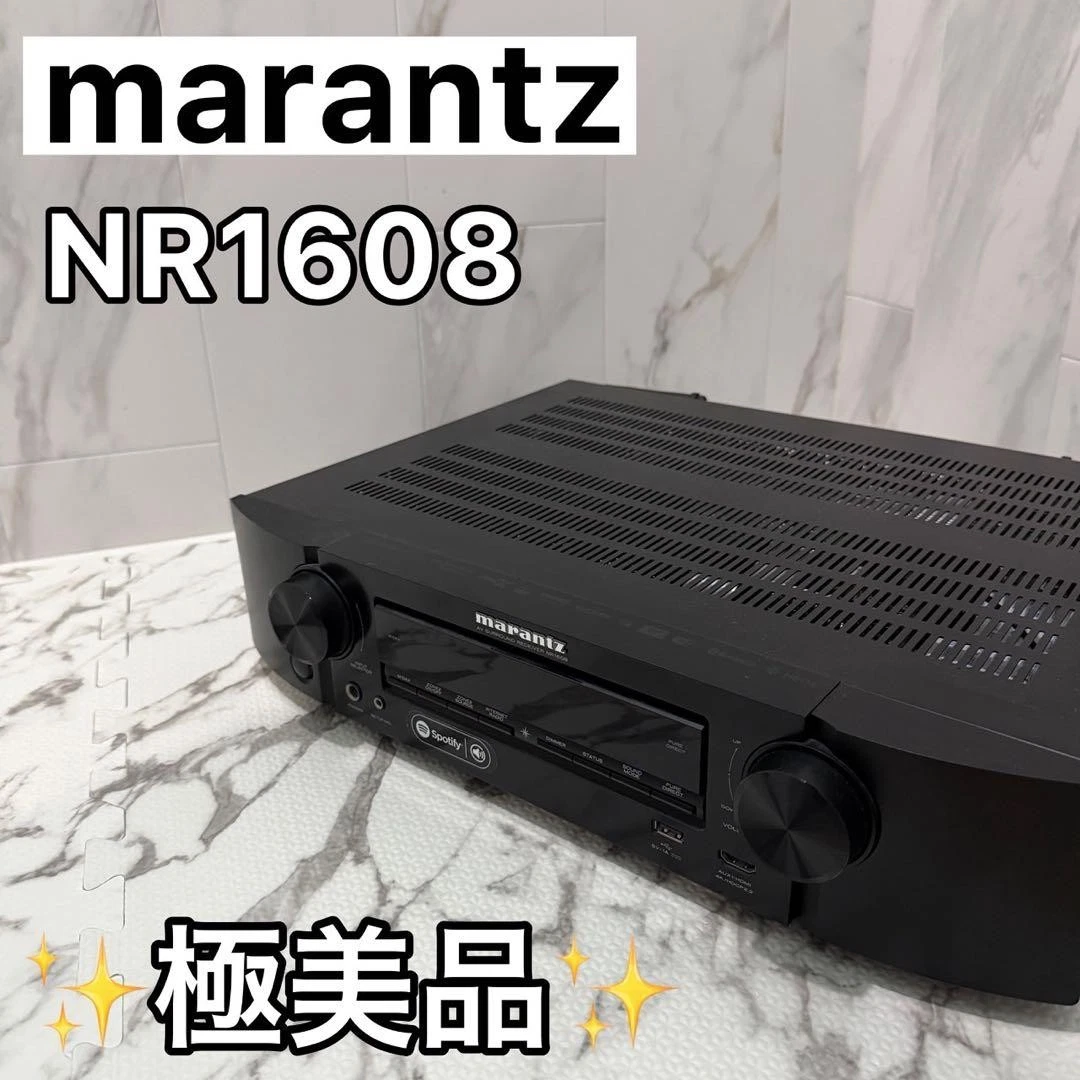 マランツ Marantz NR1607 [ブラック] 7.1ch AVアンプ、リモコン付き AV