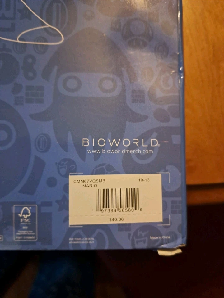 Juego de 12 días de calcetines Super Mario Bros. (Bioworld) Foto 4 de 4