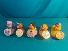 Vtg Rubba Ducks Lot Of 5 Lame, Duckhorn, Duckerina, Cheese, & Ducktape — photo 1