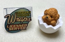 WAFFLE HOUSE &ldquo;Wraps&rdquo; Licensed Server Collectible, Vintage Pin