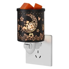 Calentador eléctrico de cera de metal para velas aromáticas y fragancias de cera