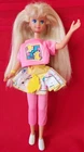 Vintage 1987 Barbie Mattel Teen "Skipper" Doll Long Hair Wearing Outfit & Shoes