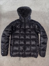 Montbell Superior Down Parka Puffer Jacket Size M Black great  Condition