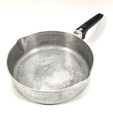 VINTAGE MAGNALITE GHC DEEP SKILLET CHICKEN FRYER 10 1/4" DOUBLE POUR USA