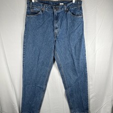 Vintage Levi's Jeans Orange Tab 550 Mens 36x30 Blue Denim Relaxed Tapered Leg