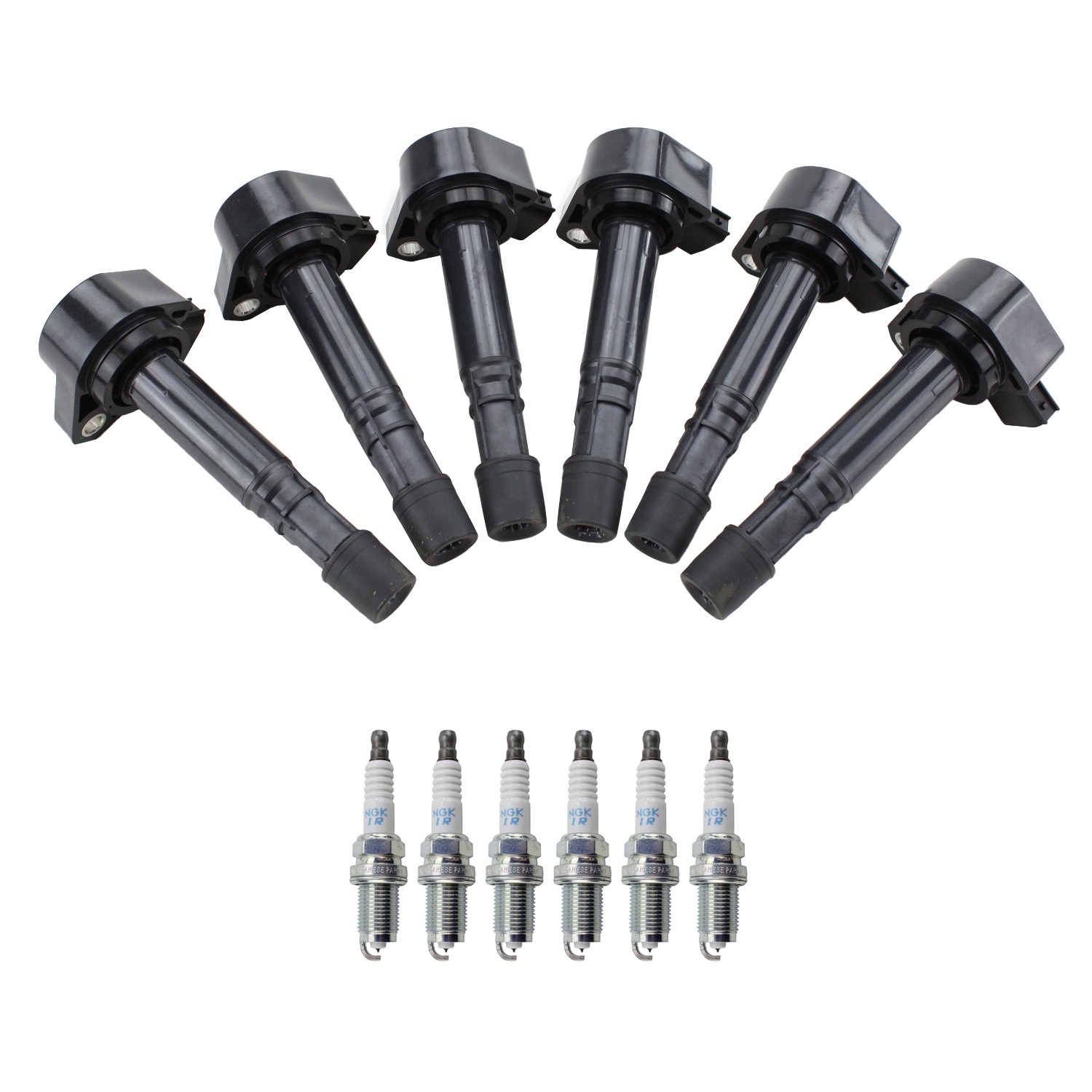 NGK Ignition Coil 6 Laser Iridium Spark Plugs Kit For Acura MDX 3.7 V6 2007-09