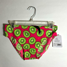 Sporti HydroLast Love Kiwi Fruit Print Sim Brief, Pink/Green, 34